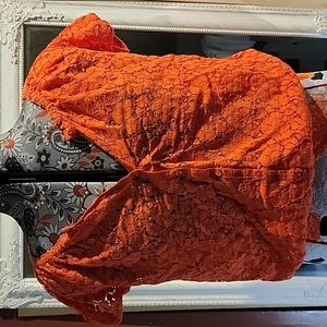 GUC Lace button front blouse